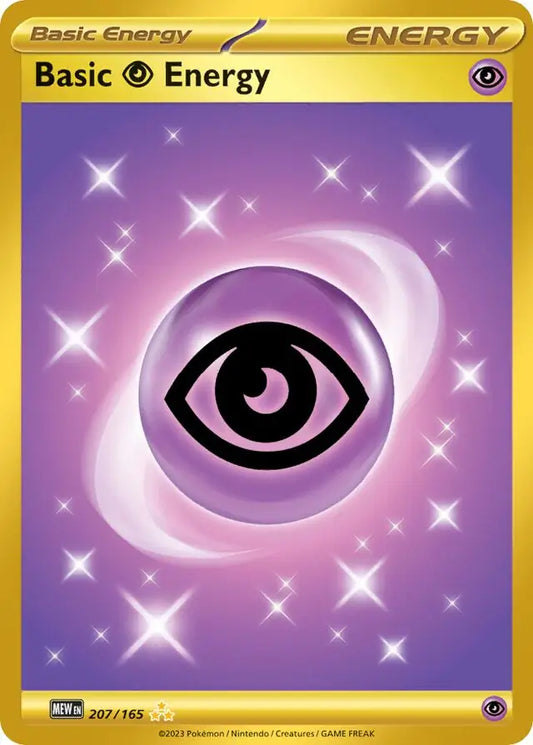 207/165 Basic Psychic Energy 151 Pokémon Card