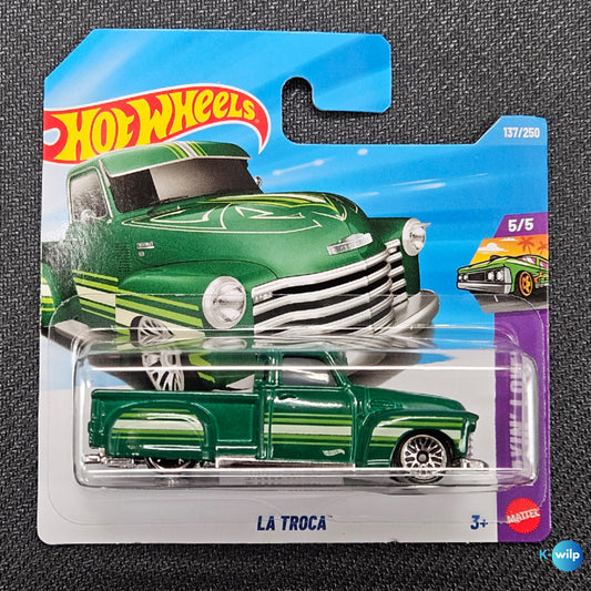 137/250 La Troca Layin' Low 2026 Mainline Hot Wheels Short Card Mattel
