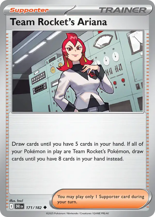 171/182 Team Rocket's Ariana Destined Rivals Pokémon Card