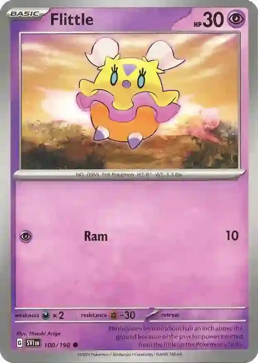 100/198 Flittle Scarlet & Violet Base Set Pokémon Card
