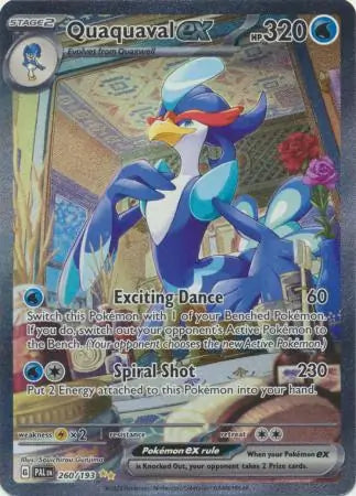 260/193 Quaquaval ex Paldea Evolved Pokémon Card