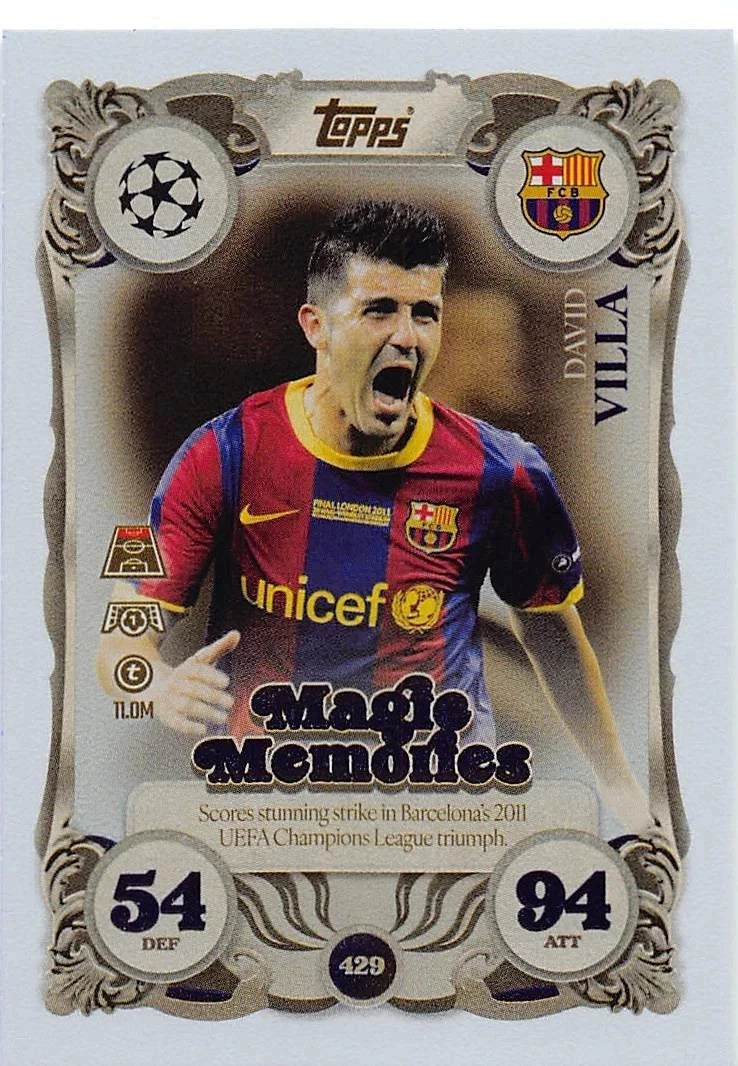 429 David Villa (Barcelona) Magic Memories