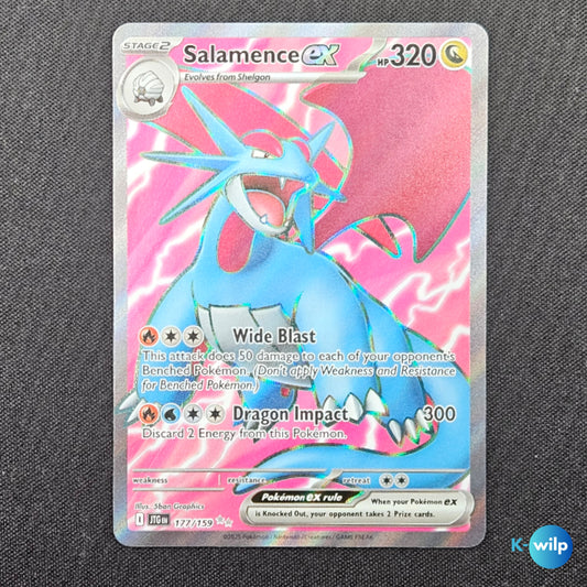 Salamence ex 177/159 Journey Together Ultra Rare English Pokémon Trading Card