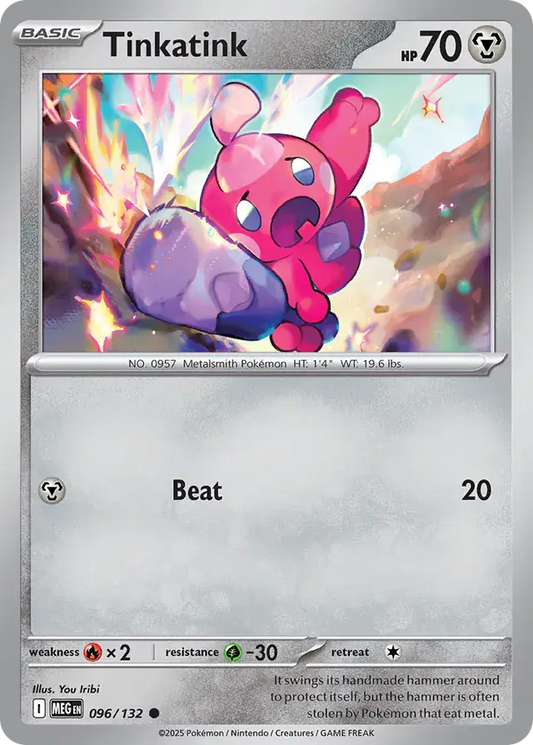 096/132 Tinkatink Mega Evolution Pokémon Card
