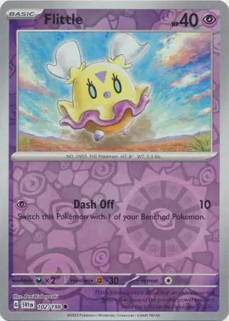 102/198 Flittle Reverse Holo Scarlet & Violet Base Set Pokémon Card