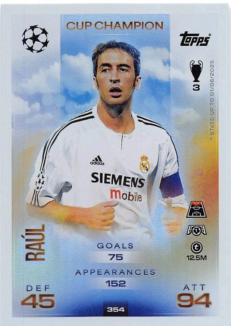 354 Raúl (Real Madrid CF) Cup Champion