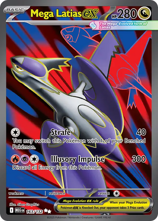 163/132 Mega Latias ex Mega Evolution Pokémon Card