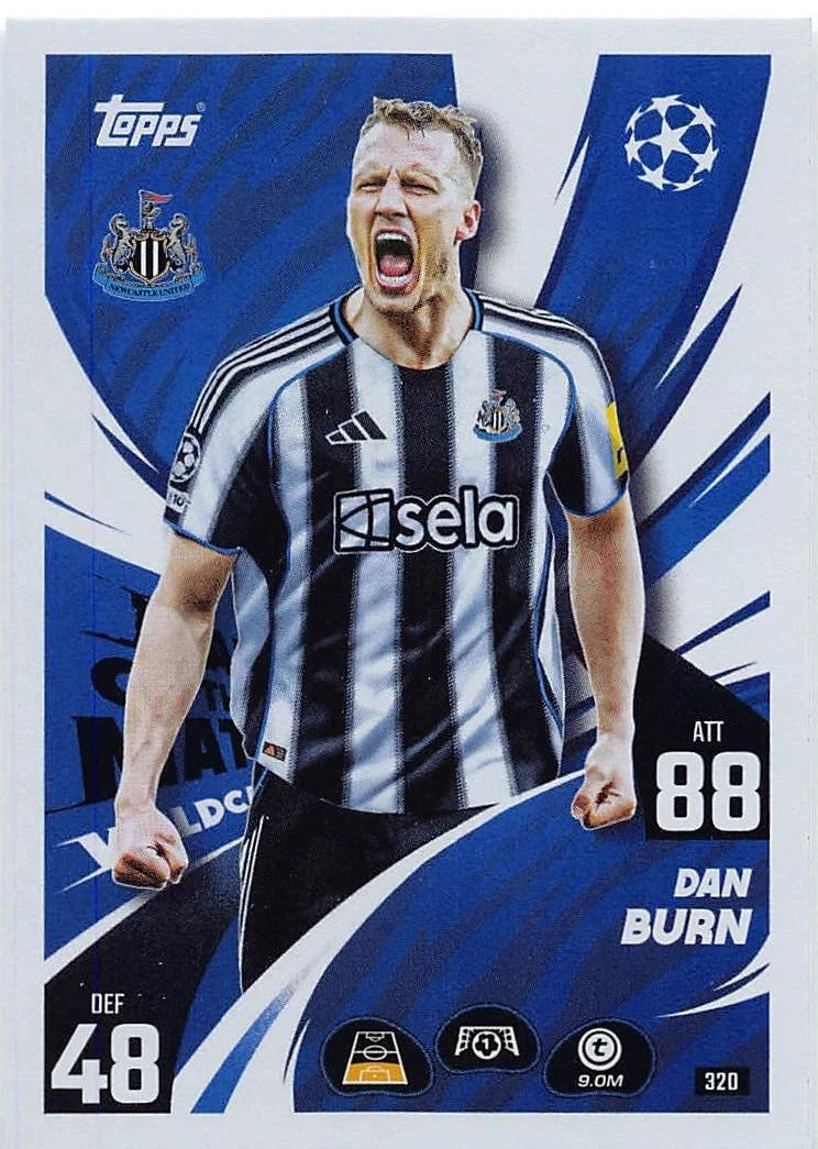 320 Dan Burn (Newcastle United) Man of the Match Wildcard