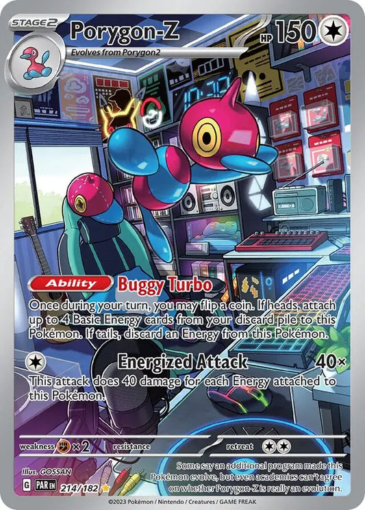 214/182 Porygon-Z Paradox Rift Pokémon Card