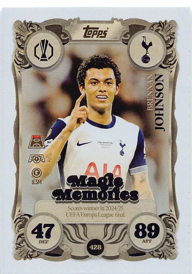 428 Brennan Johnson (Tottenham Hotspur) Magic Memories