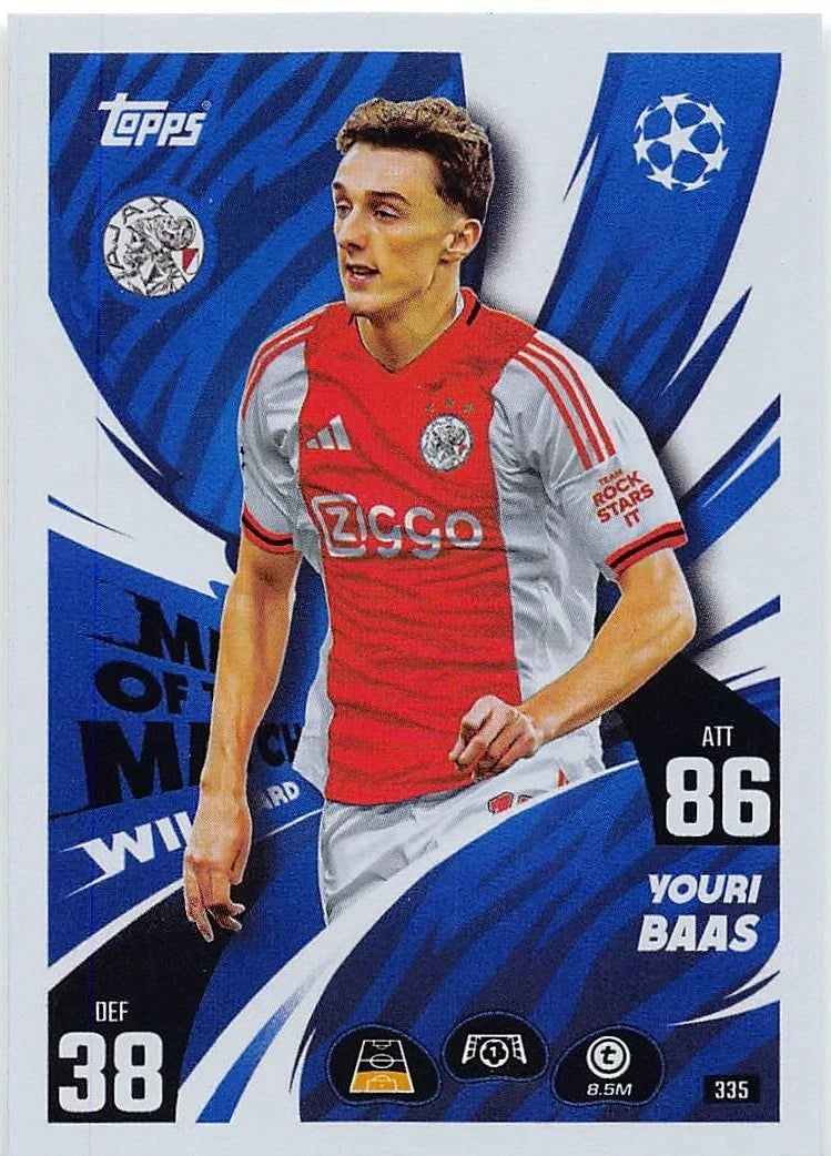 335 Youri Baas (AFC Ajax) Man of the Match Wildcard