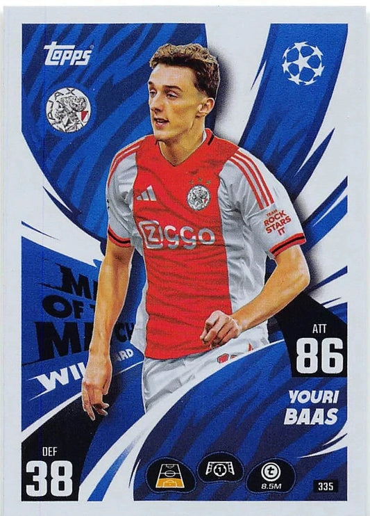 335 Youri Baas (AFC Ajax) Man of the Match Wildcard