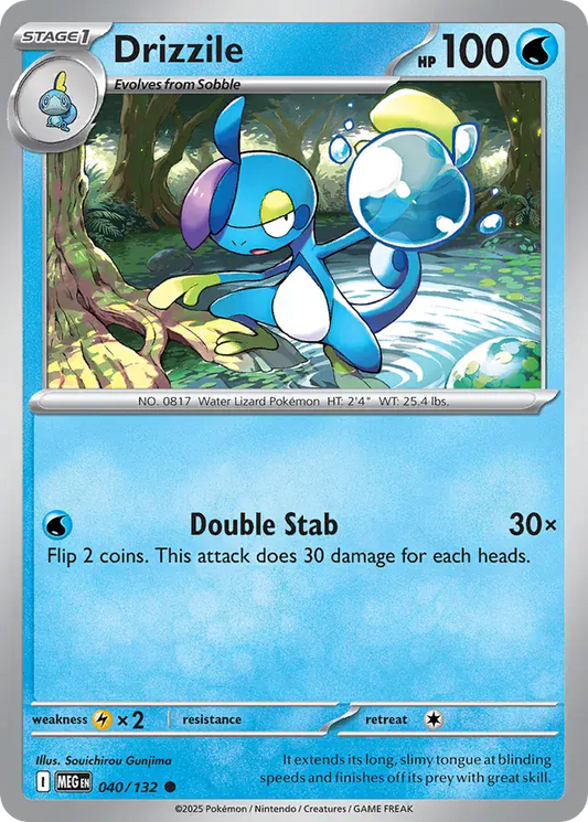 040/132 Drizzile Mega Evolution Pokémon Card