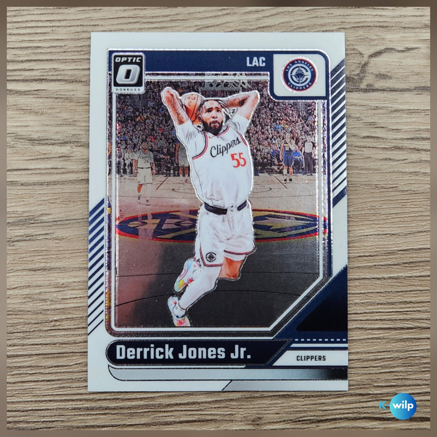 071 Derrick Jones Jr., Los Angeles Clippers 2024/2025 Donruss Optic Basketball Panini Trading Card