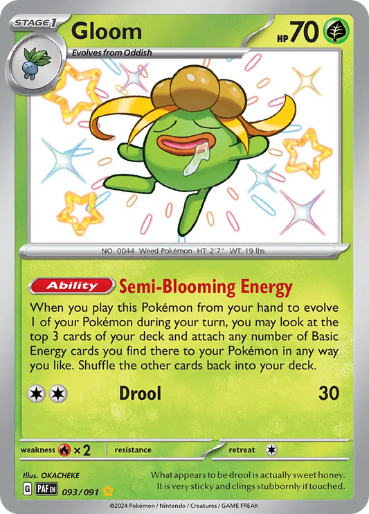 093/091 Gloom Paldean Fates Pokémon Card