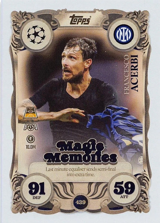 439 Francesco Acerbi (FC Internazionale Milano) Magic Memories