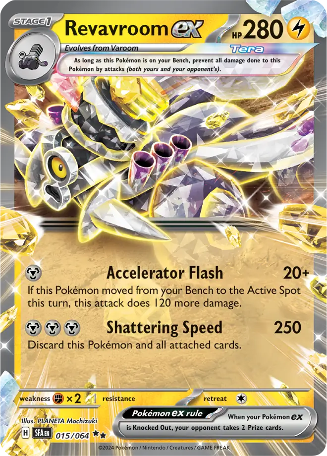 015/064 Revavroom ex Shrouded Fable Pokémon Card