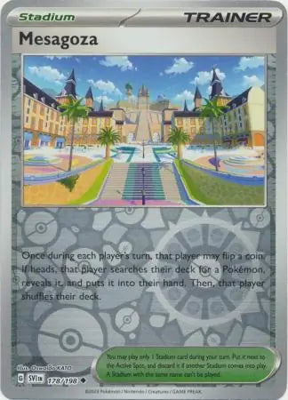 178/198 Mesagoza Reverse Holo Scarlet & Violet Base Set Pokémon Card