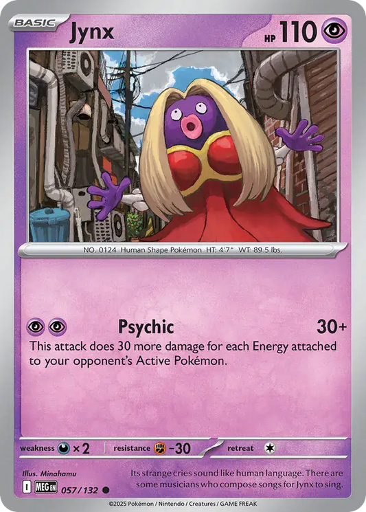 057/132 Jynx Mega Evolution Pokémon Card