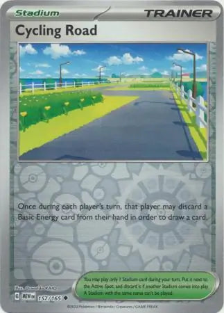 157/165 Cycling Road Reverse Holo 151 Pokémon Card