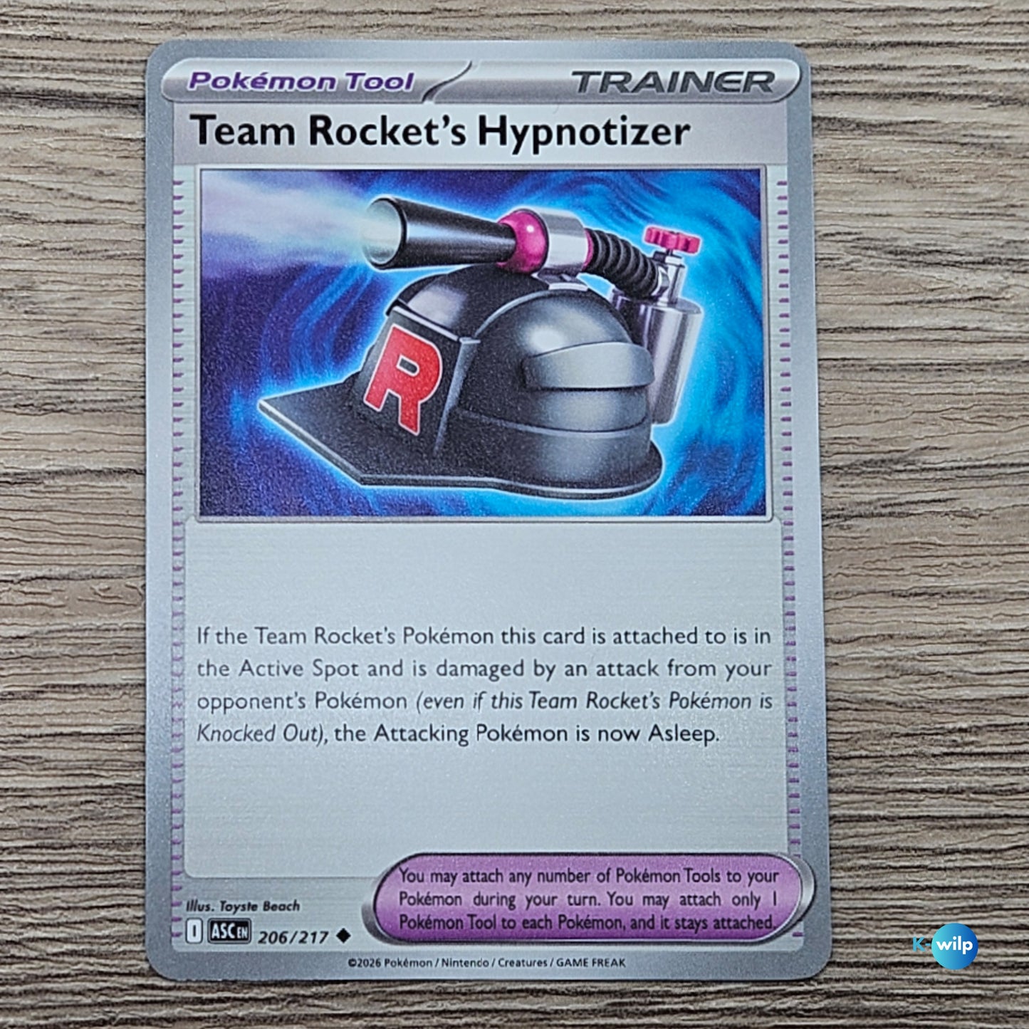 206/217 Team Rocket's Hypnotizer Ascended Heroes Pokémon Trading Card