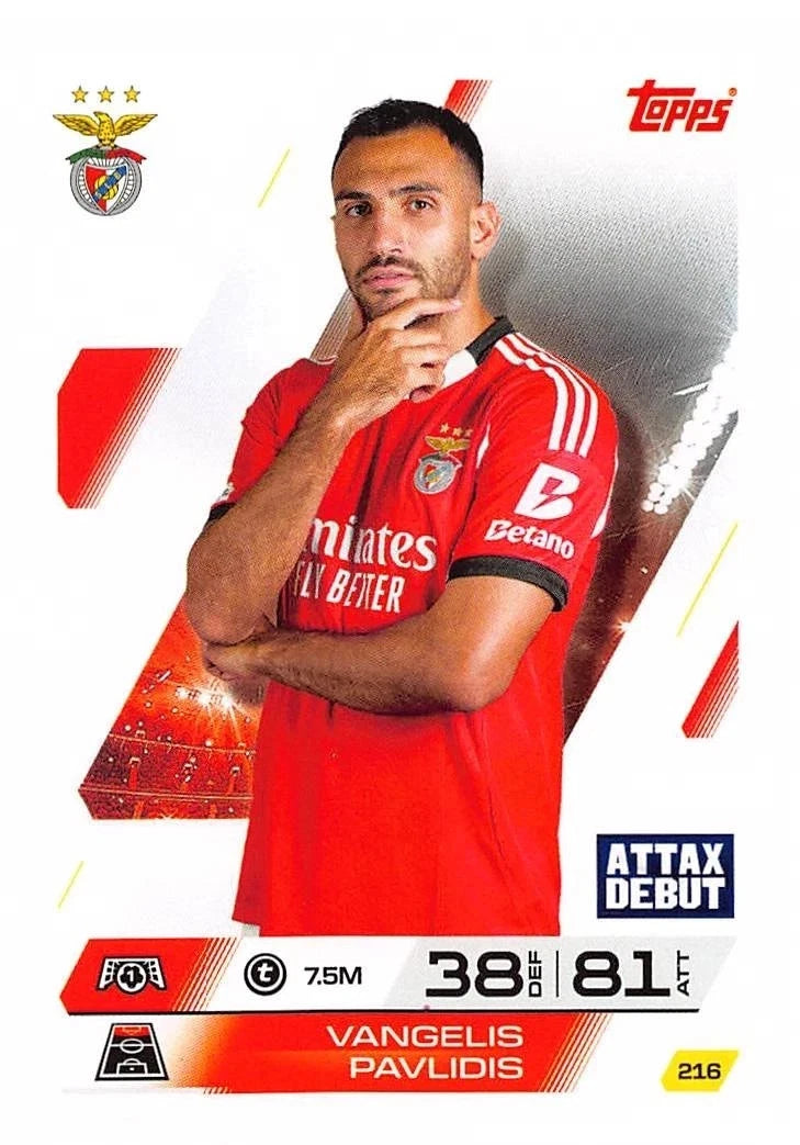 216 Vangelis Pavlidis (SL Benfica)