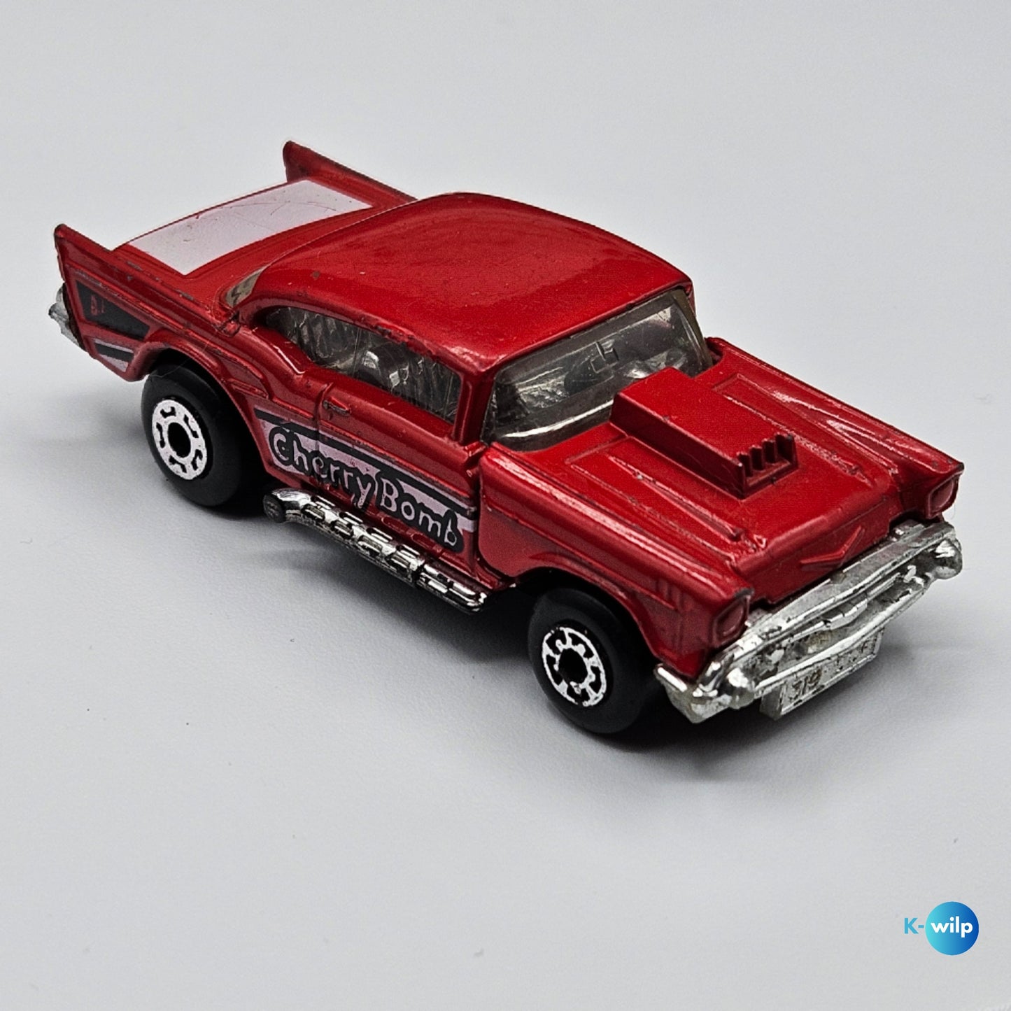 '57 Chevy Cherry Bomb Matchbox Superfast #4 Lesney 1:64 Scale Die-Cast (Loose)