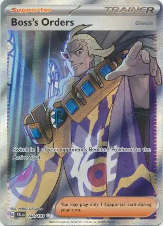248/193 Boss's Orders Paldea Evolved Pokémon Card