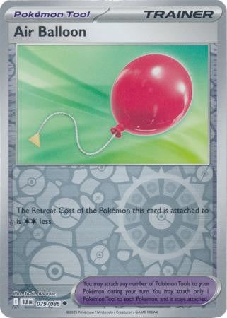 079/086 Air Balloon Reverse Holo Black Bolt Pokémon Card