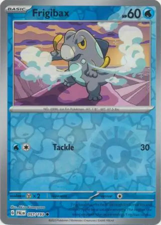 057/193 Frigibax Reverse Holo Paldea Evolved Pokémon Card