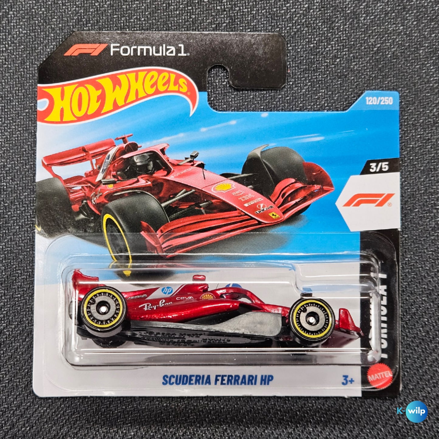 120/250 Scuderia Ferrari HP Formula 1 2026 Mainline Hot Wheels Short Card Mattel