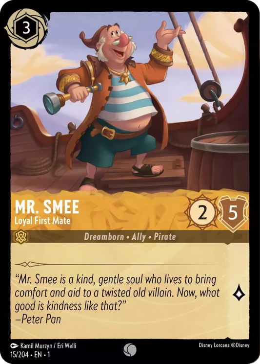 015/204 Mr. Smee Loyal First Mate