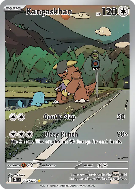 204/182 Kangaskhan Destined Rivals Pokémon Card