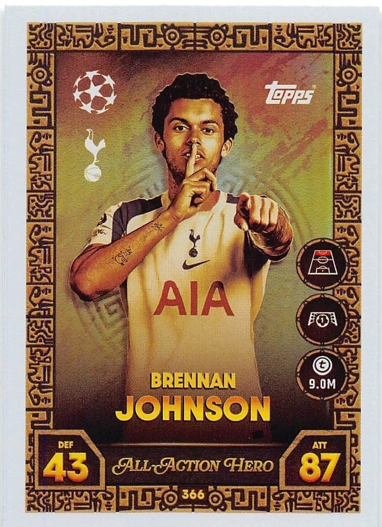 366 Brennan Johnson (Tottenham Hotspur) All-Action Hero