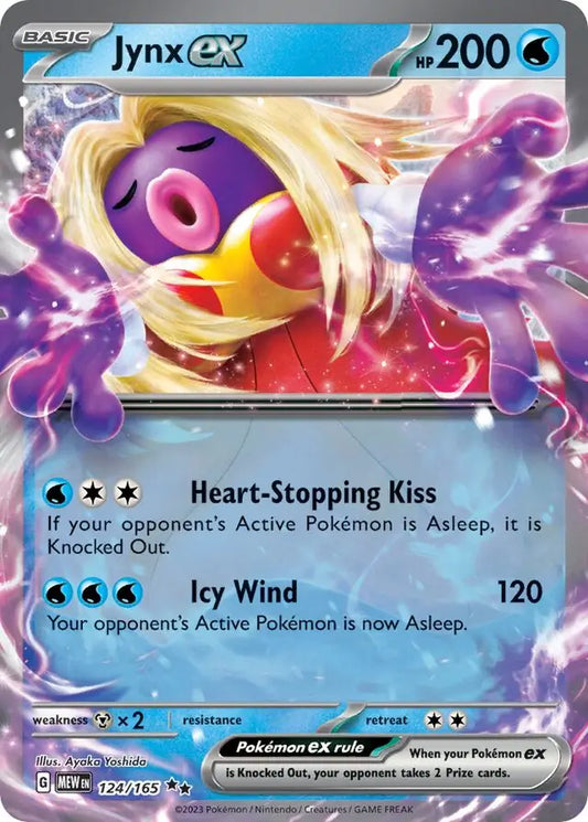 124/165 Jynx ex 151 Pokémon Card
