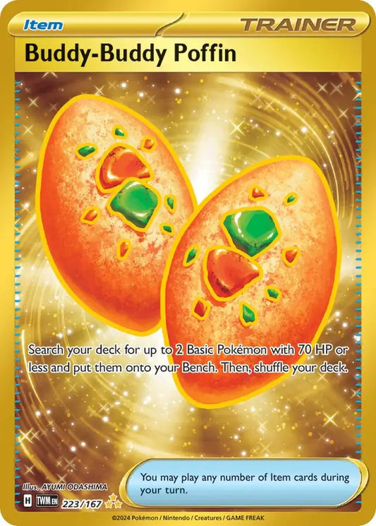 223/167 Buddy-Buddy Poffin Twilight Masquerade Pokémon Card