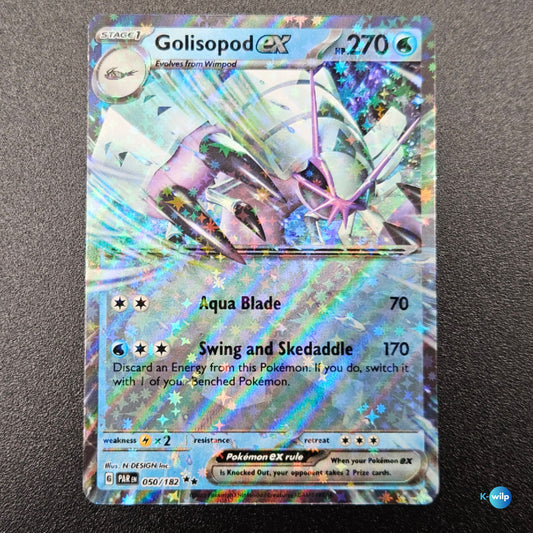 Golisopod ex 050/182 Paradox Rift Holo Double Rare English Pokémon Trading Card
