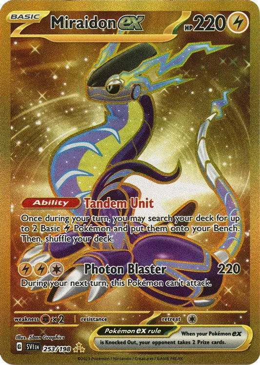 253/198 Miraidon ex Scarlet & Violet Base Set Pokémon Card