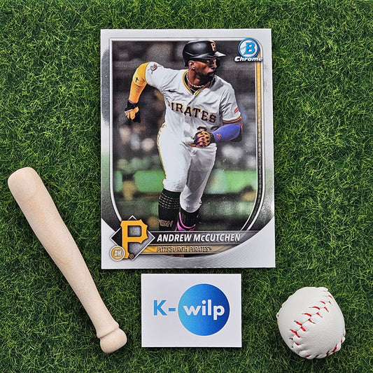 024 Andrew McCutchen - Pittsburgh Pirates 2025 Bowman Chrome Topps Baseball Trading Card