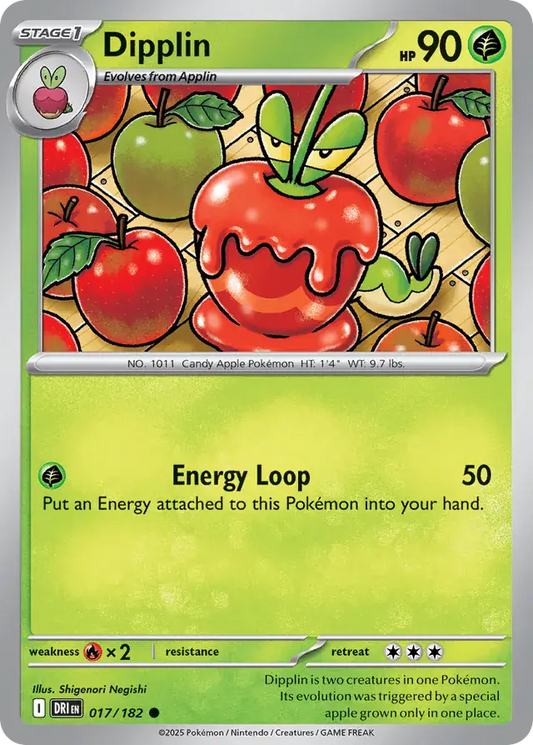 017/182 Dipplin Destined Rivals Pokémon Card