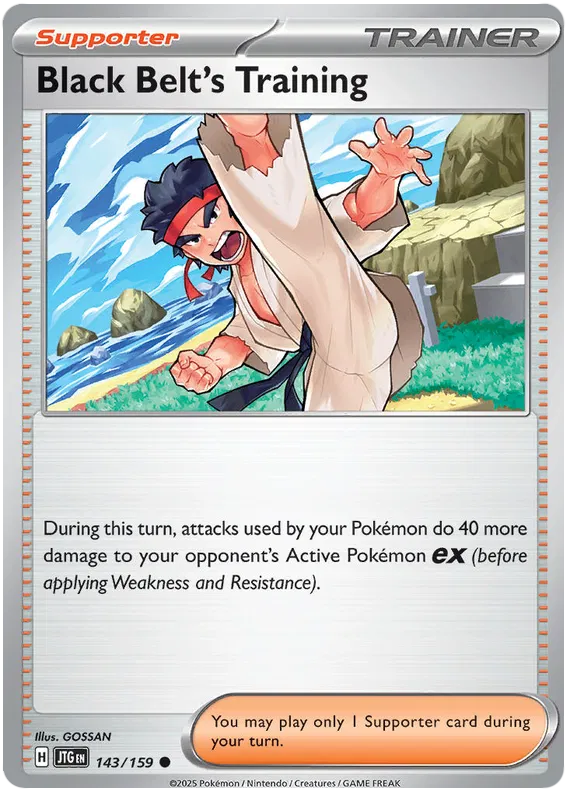 143/159 Black Belt's Training Journey Together Pokémon Card