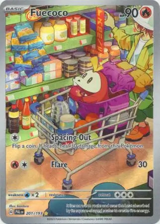 201/193 Fuecoco Paldea Evolved Pokémon Card