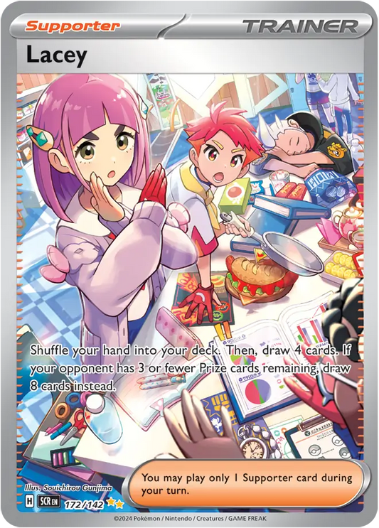 172/142 Lacey Stellar Crown Pokémon Card