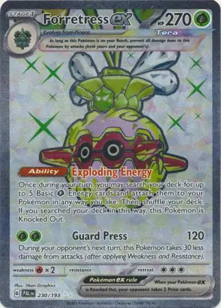 230/193 Forretress ex Paldea Evolved Pokémon Card