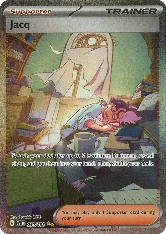 250/198 Jacq Scarlet & Violet Base Set Pokémon Card