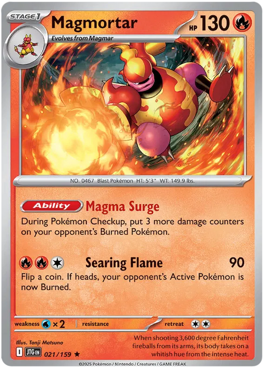 021/159 Magmortar Journey Together Pokémon Card