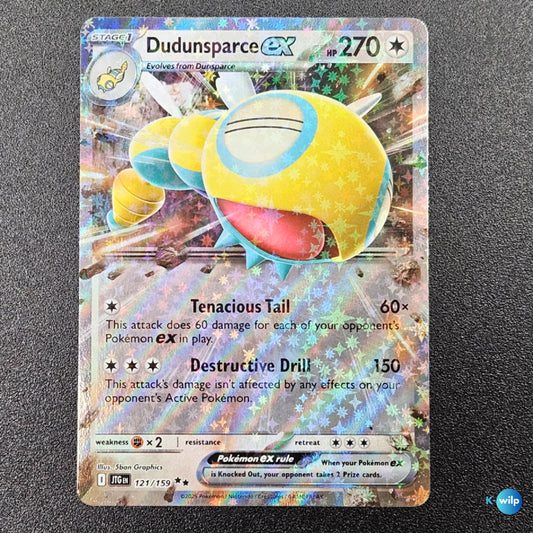Dudunsparce ex 121/159 Journey Together English Pokémon Trading Card