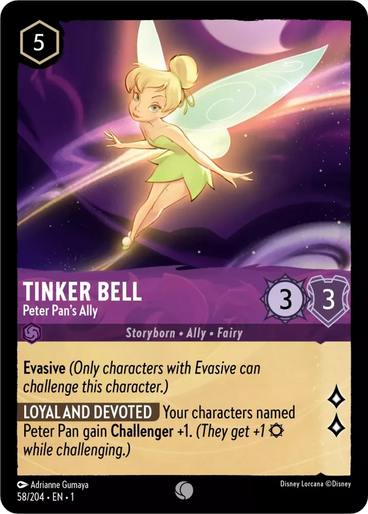 058/204 Tinker Bell Peter Pan’s Ally