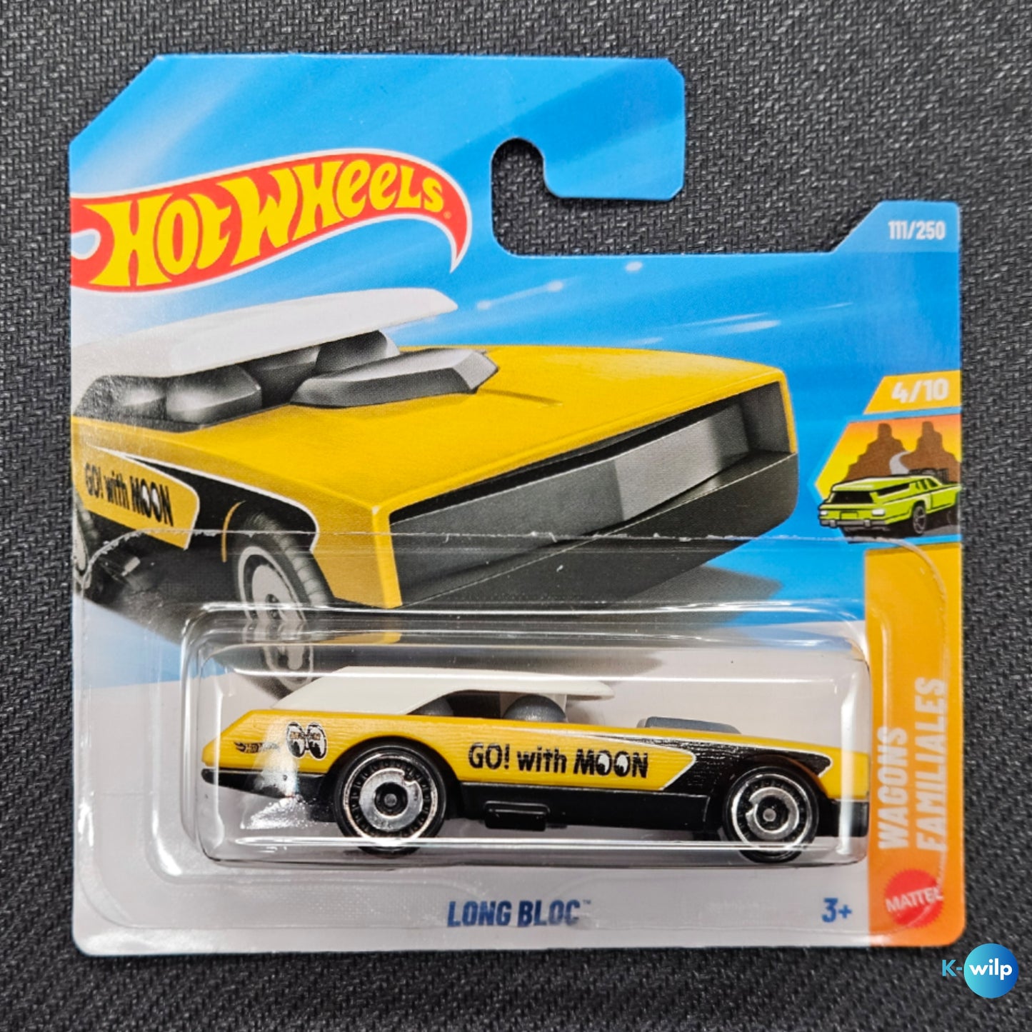 111/250 Long Bloc Wagons 2026 Mainline Hot Wheels Short Card Mattel