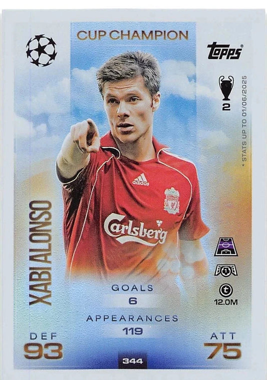 344 Xabi Alonso (Liverpool) Cup Champion